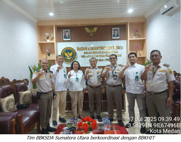 Koordinasi Strategis BBKSDA Sumut dalam Menangani Peredaran Ilegal Tumbuhan dan Satwa Liar