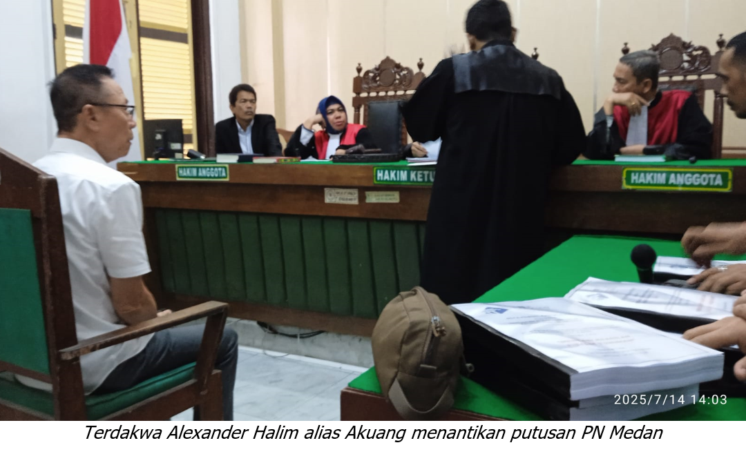 Menanti Perjalanan Akhir Sidang Terdakwa Akuang