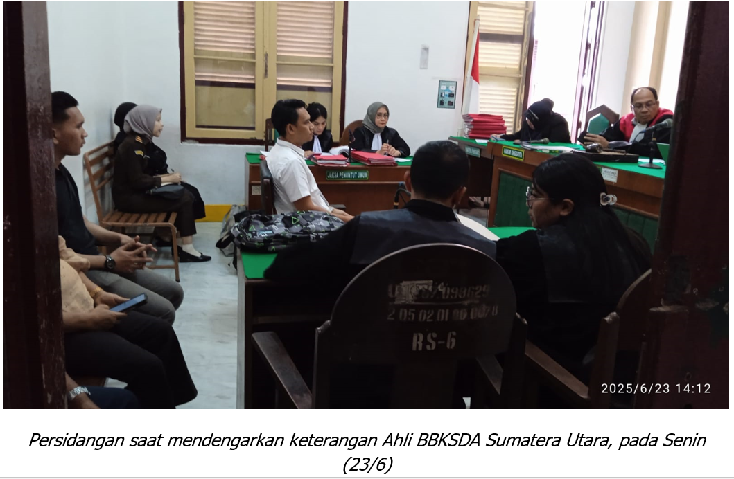 Sidang Pemeriksaan Saksi Kasus Perdagangan Satwa Liar Dilindungi di PN Medan, Saksi Tak Hadir Sidang Ditunda