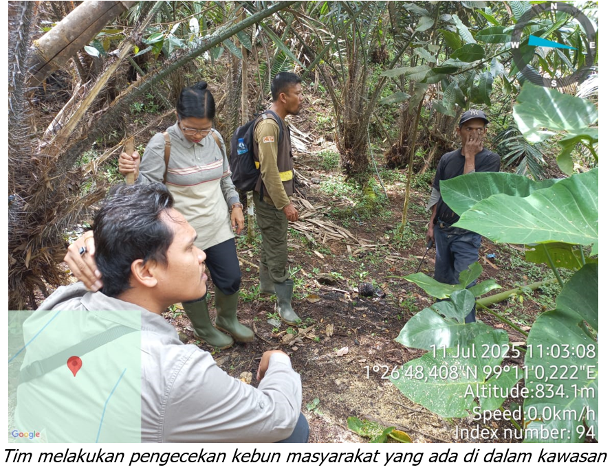 BBKSDA Sumut dan MMP Laksanakan Patroli Kawasan  Suaka Alam Lubuk Raya