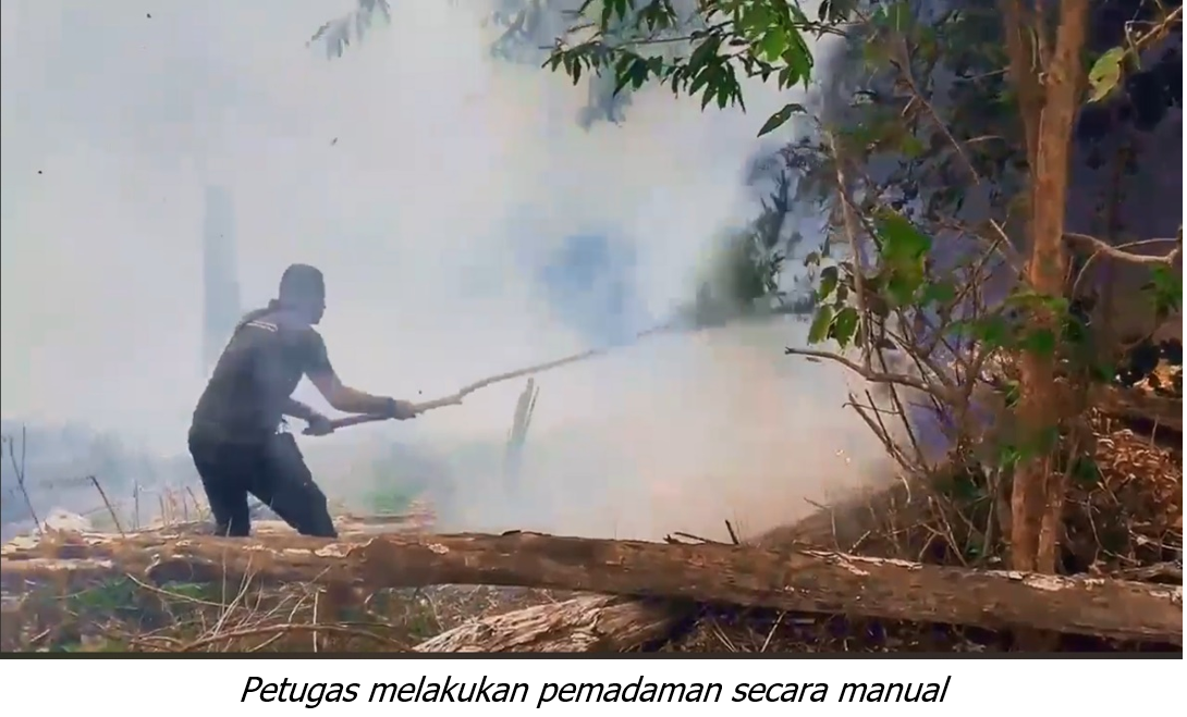 Sinergi BBKSDASU dan Tim Gabungan, Karhutla SM Barumun Berhasil Dikendalikan