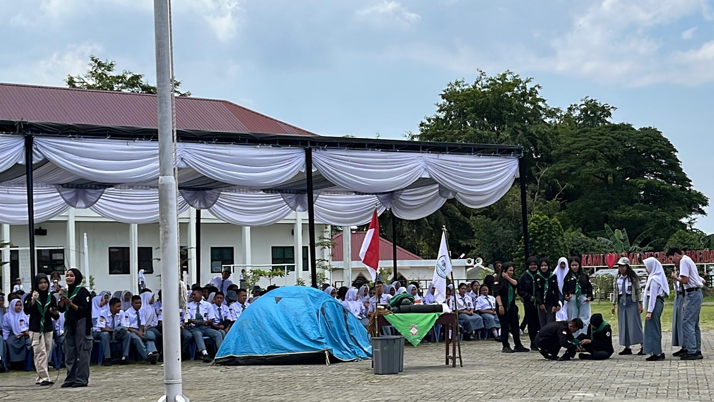 Sambut Siswa Baru, Sispala PALH SMAN 2 Medan Gelar Teatrikal dan Edukasi